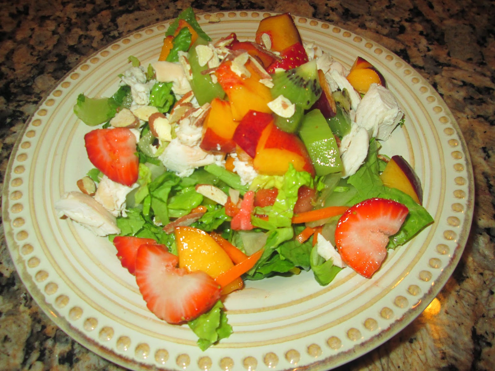 Chic Home Mom Refreshing Chicken and Fruit Salad with Light Citrus