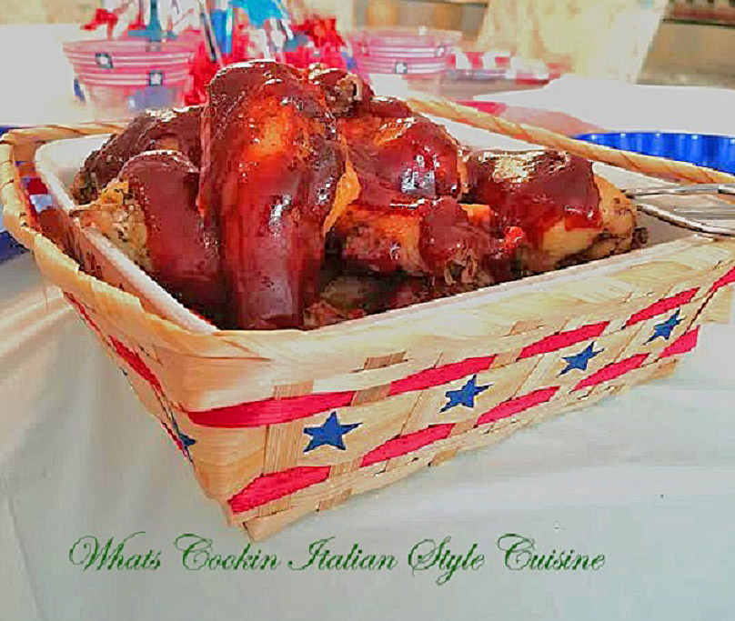 Baked or Air Fried  Barbecued Chicken