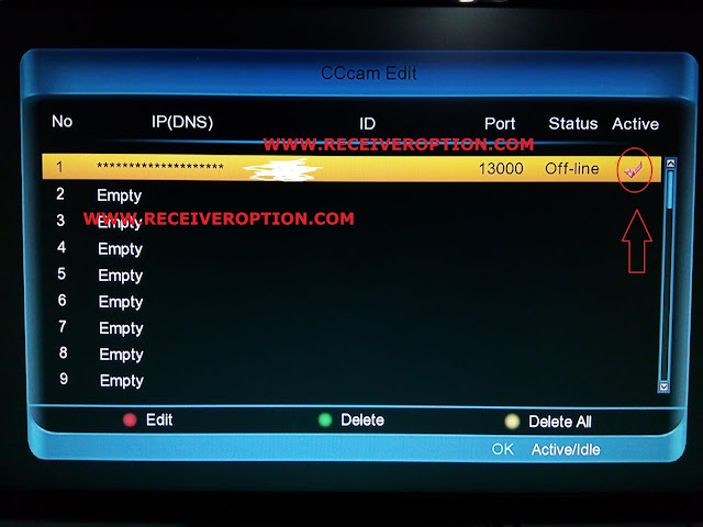 OPENBOX A7G HD RECEIVER CCCAM OPTION