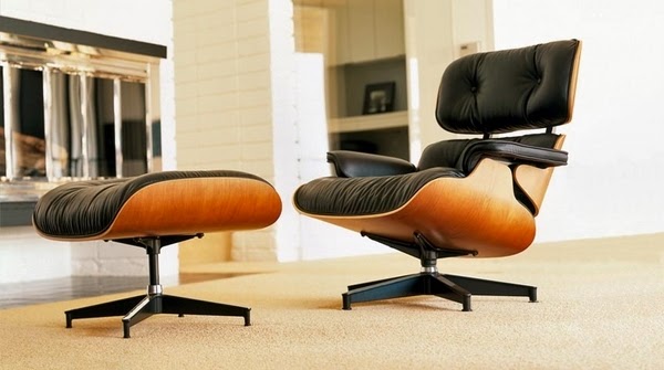 The Eames lounge chair