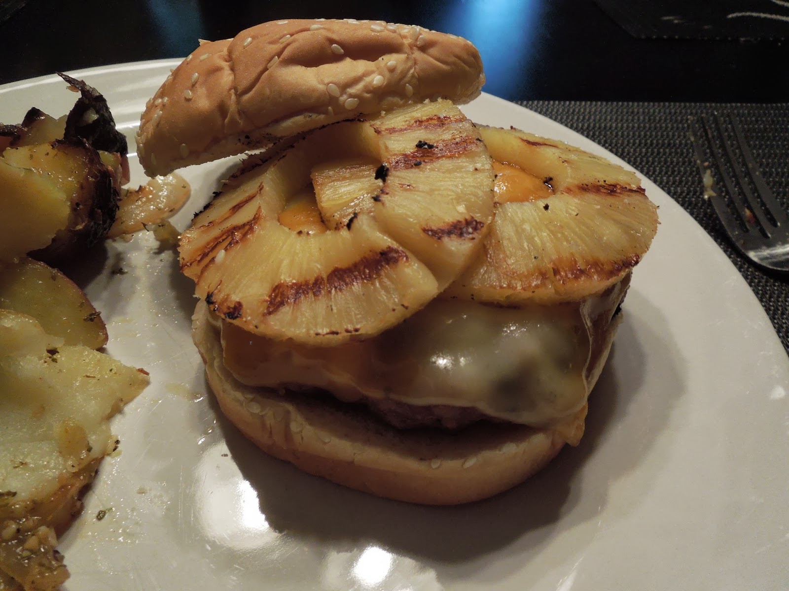 stephanie cooks dinner Teriyaki Pineapple Turkey Burgers