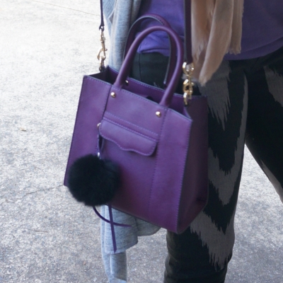 Rebecca Minkoff mini MAB tote in plum | Away From The Blue