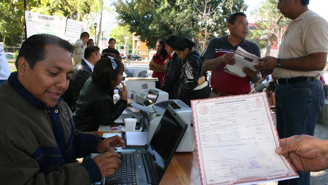 Cancelan en Oaxaca programa de actas de nacimiento gratuitas