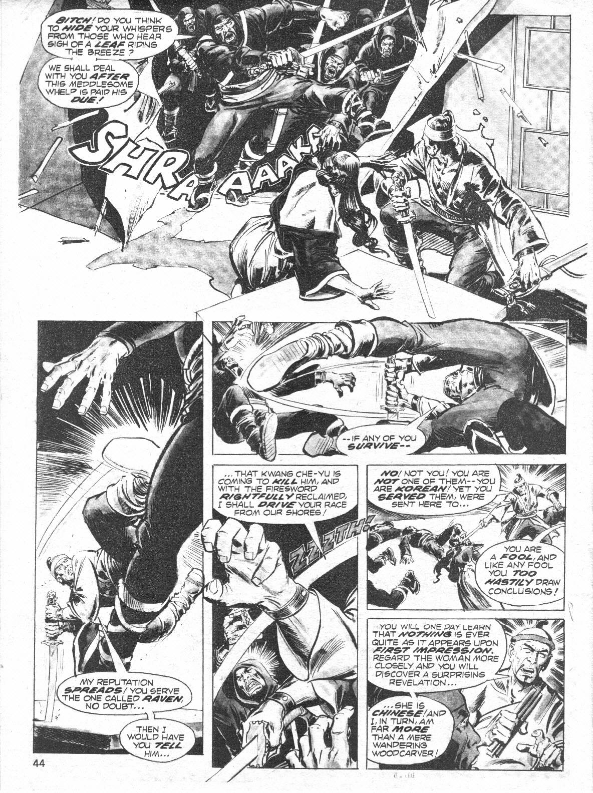 Read online The Deadly Hands of Kung Fu comic -  Issue #26 - 44