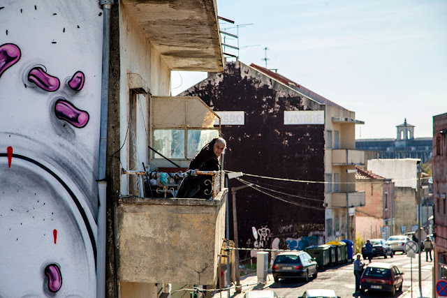 Second Street Art Mural By How Nosm For Underdogs 10 On The Streets Of Lisbon, Portugal 8