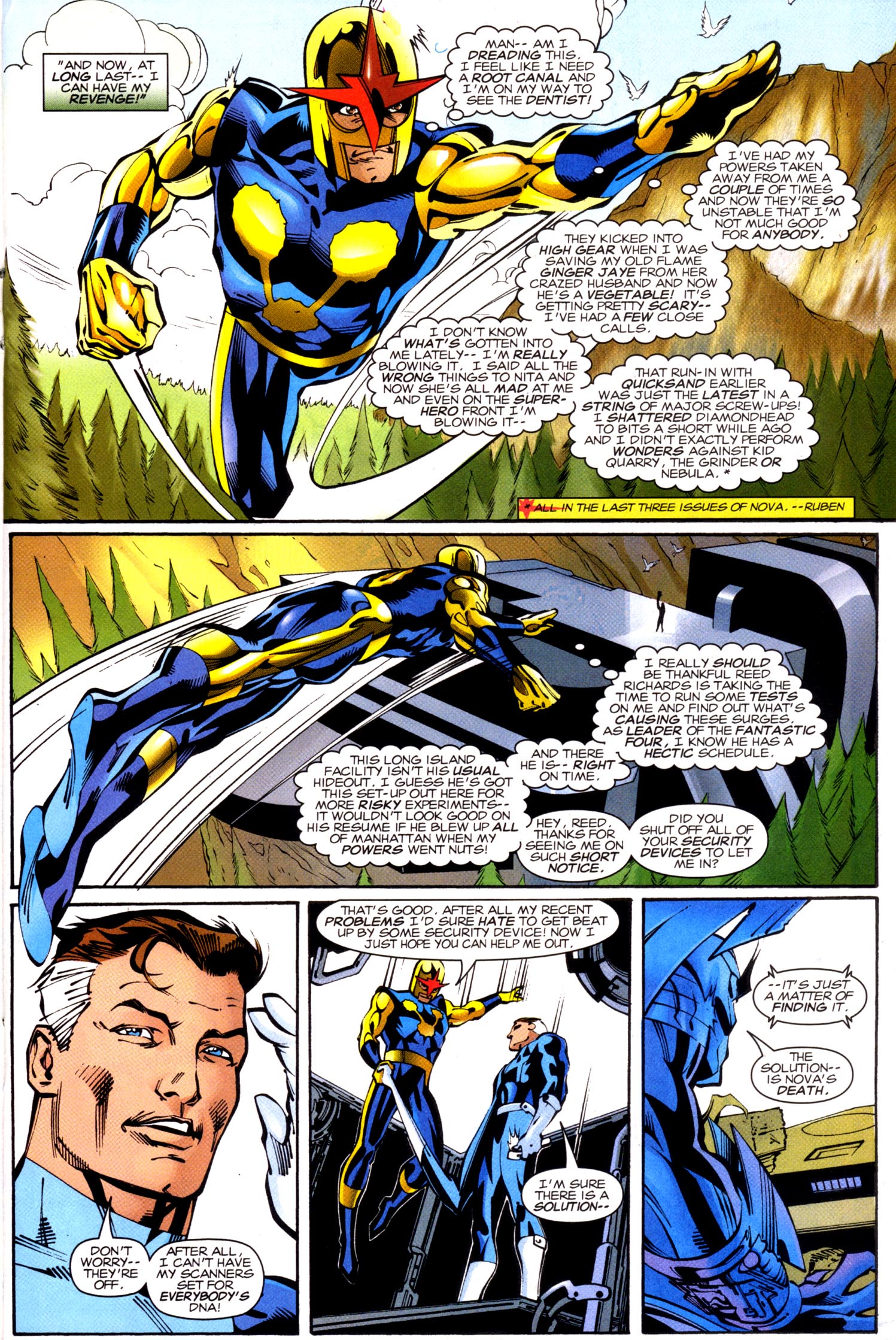 Read online Nova (1999) comic -  Issue #4 - 12