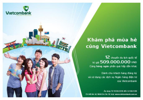 Trien khai khuyen mai lon “Kham pha mua he cung Vietcombank” - Anh 1