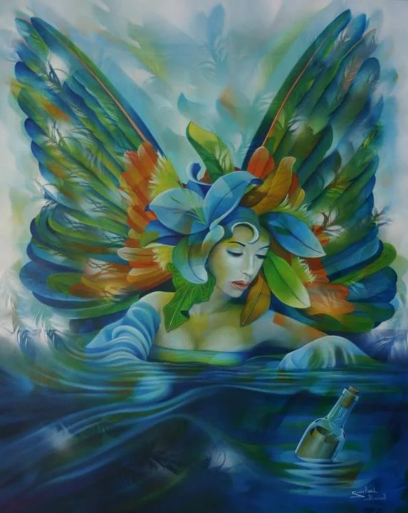 Jeanette Guichard Bunel 1957 | French Surrealist painter