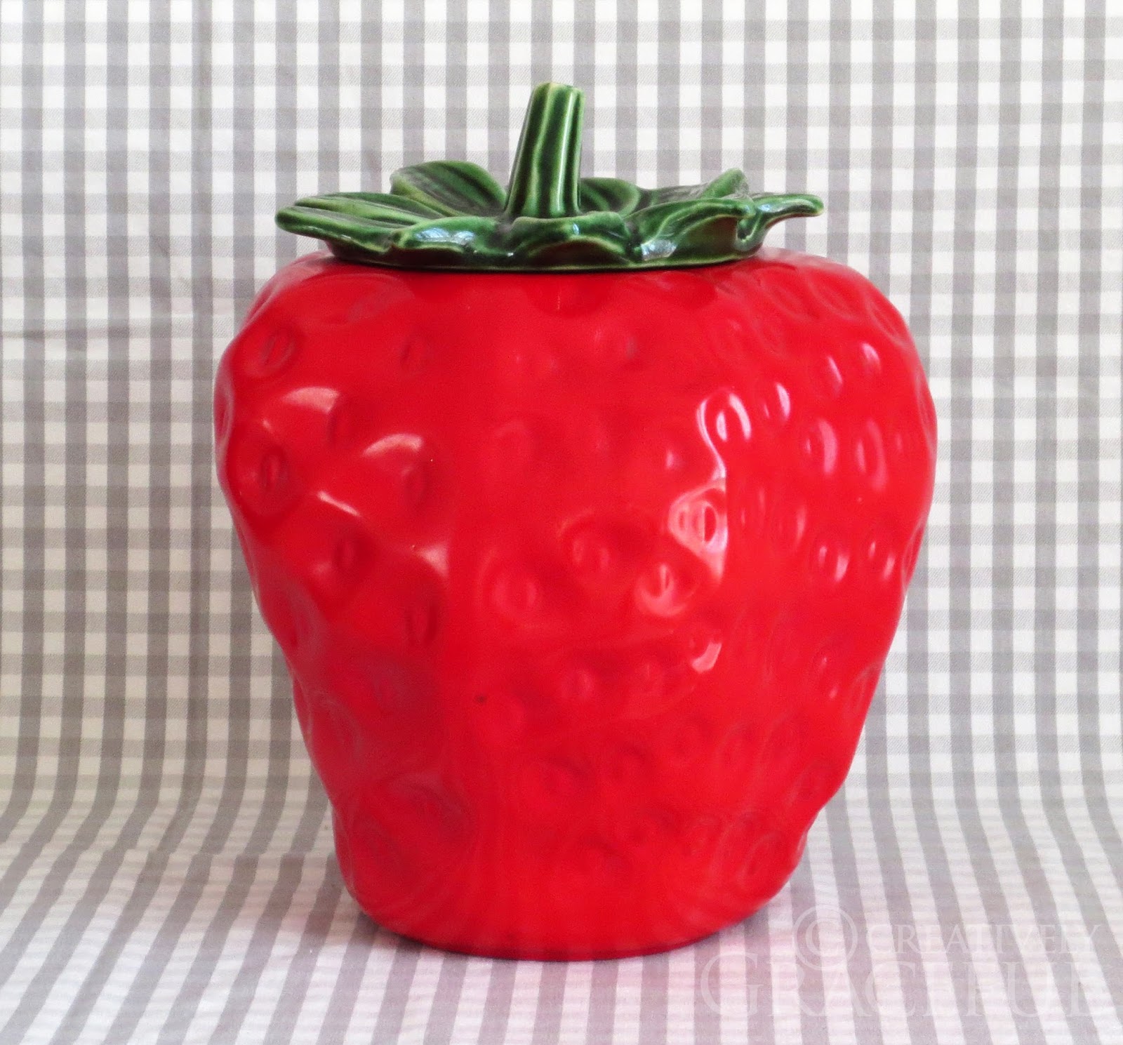 Creatively Graceful McCoy Strawberry Cookie Jar