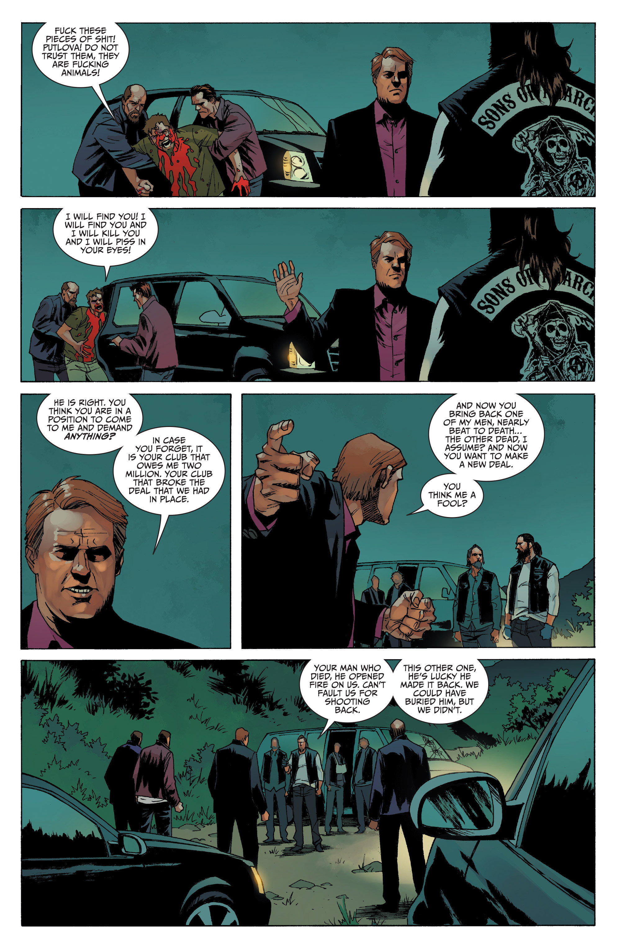 Read online Sons of Anarchy comic -  Issue #10 - 10