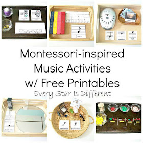 Montessori-inspired Music Activities with Free Printables