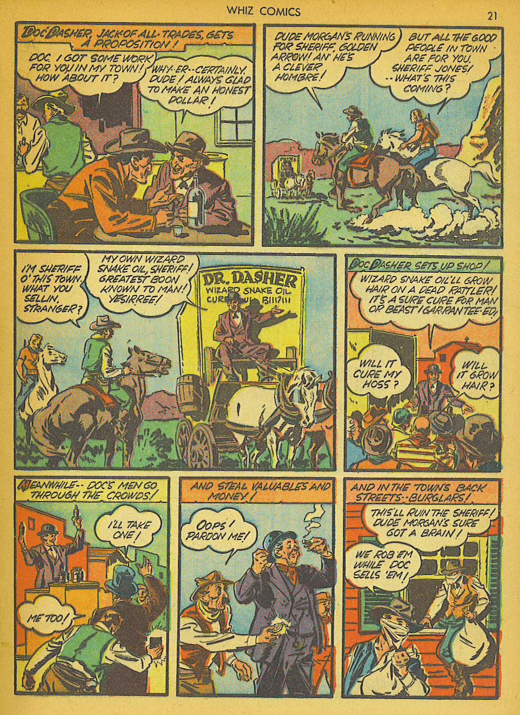 Read online WHIZ Comics comic -  Issue #30 - 21