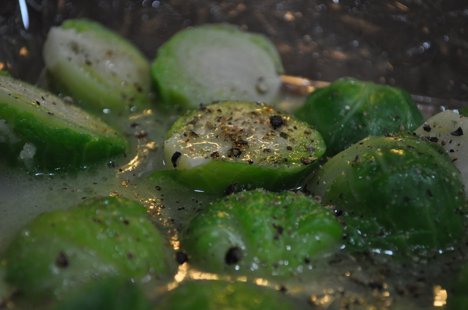Teacher, Baker, Gourmet Meal Maker Brussels Sprouts Braised in White