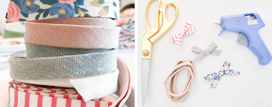 lazos diy sin costura tela niñas verano accesorio pelo cabello 