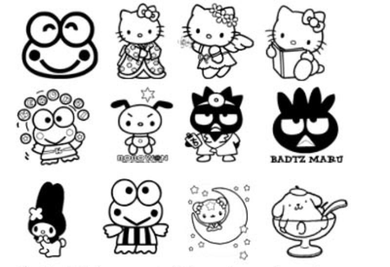 Hello Kitty And Friends Coloring Pages Slim Image Hello Kitty And Friends Coloring Pages Slim Image