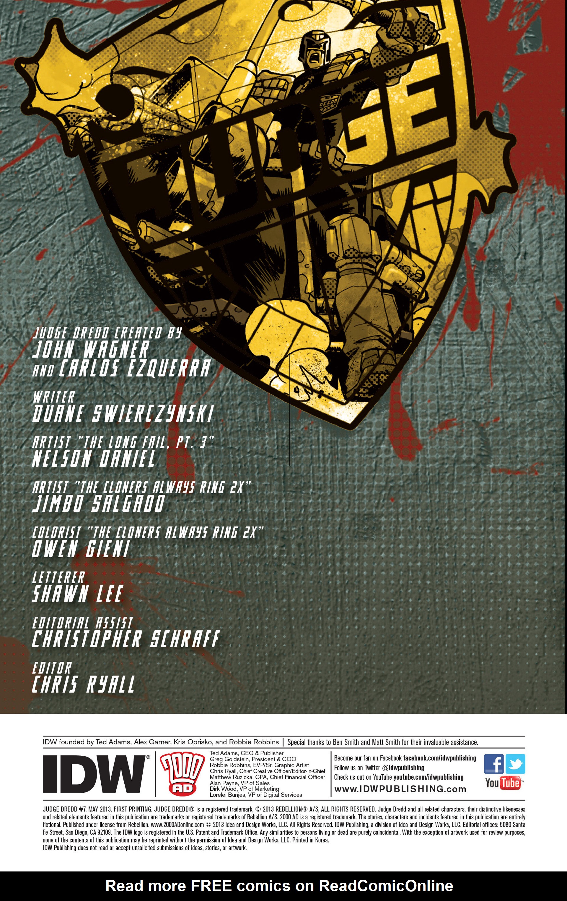 Read online Judge Dredd (2012) comic -  Issue #7 - 3