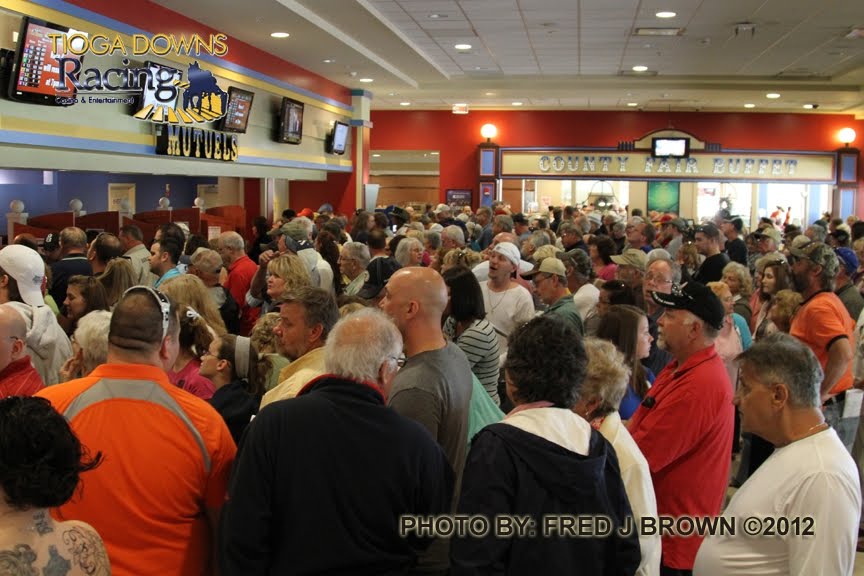 Tioga Downs Casino Resort: Tioga opens live racing to packed house on Saturday night