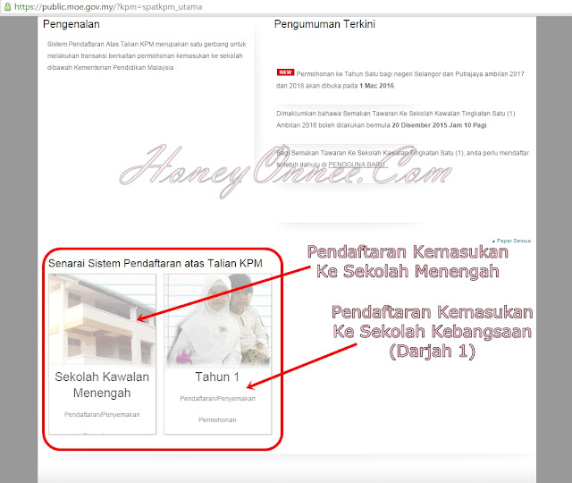 korang klik mana-mana kotak yang berkenaan untuk mula isi form