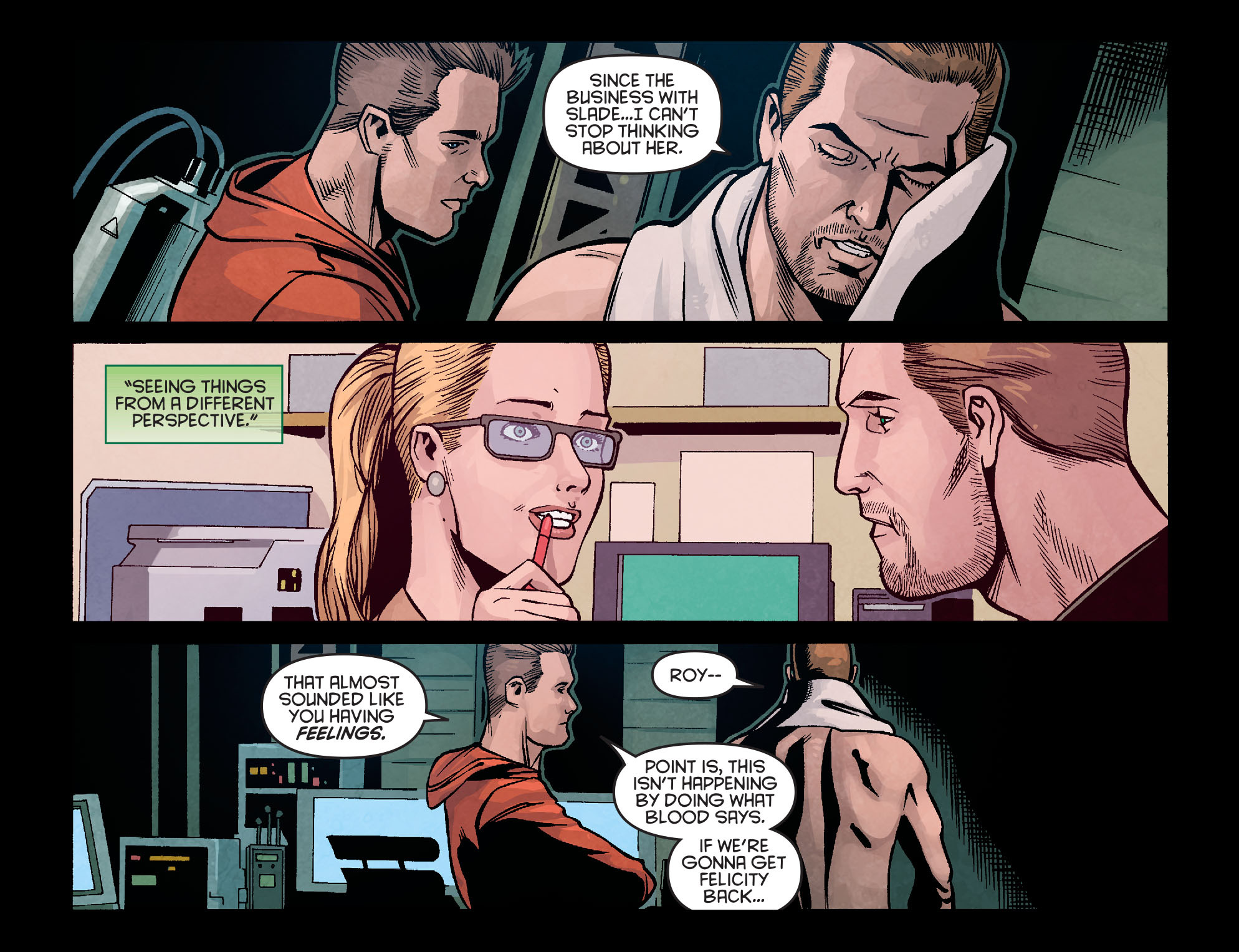 Read online Arrow: Season 2.5 [I] comic -  Issue #13 - 16