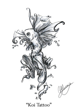 Popular Koi Fish Tattoo