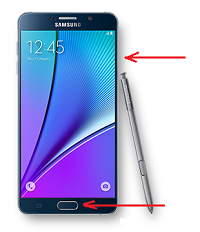 Cara Screenshot Samsung Galaxy Note 5