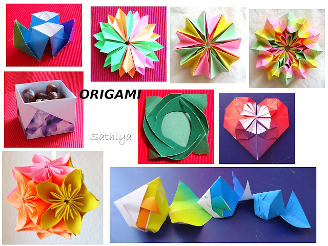 Origami-Kunstwerke