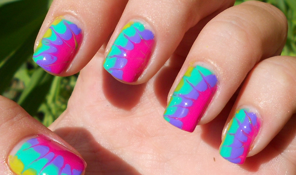 The Sugar Cube: NOTD: Tie Dyed and Hot as Hell