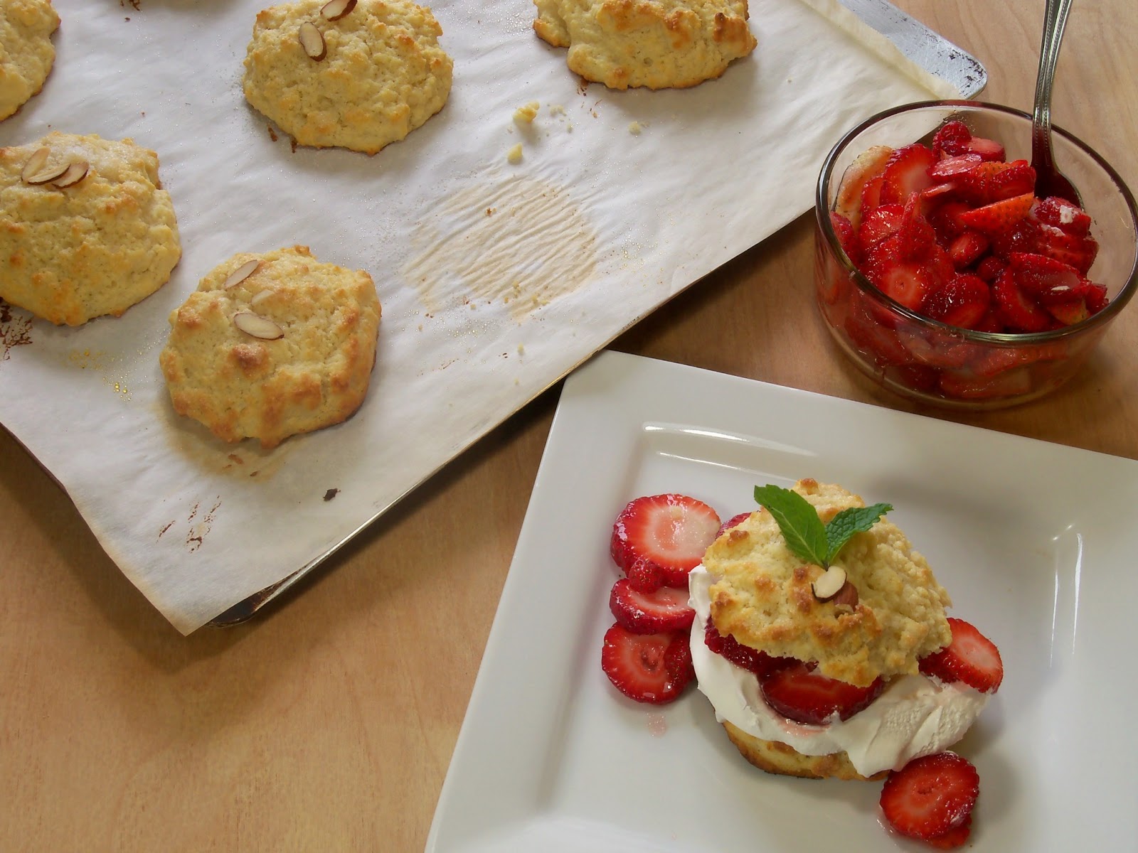 The Style Dossier: Almond Strawberry Shortcakes