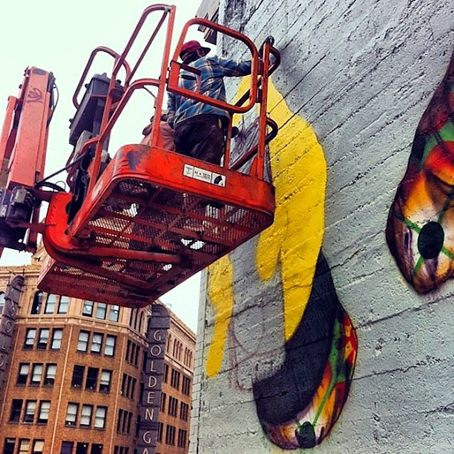 Street Art By Brazilian Duo Os Gemeos On The Streets Of San Francisco, USA. 4