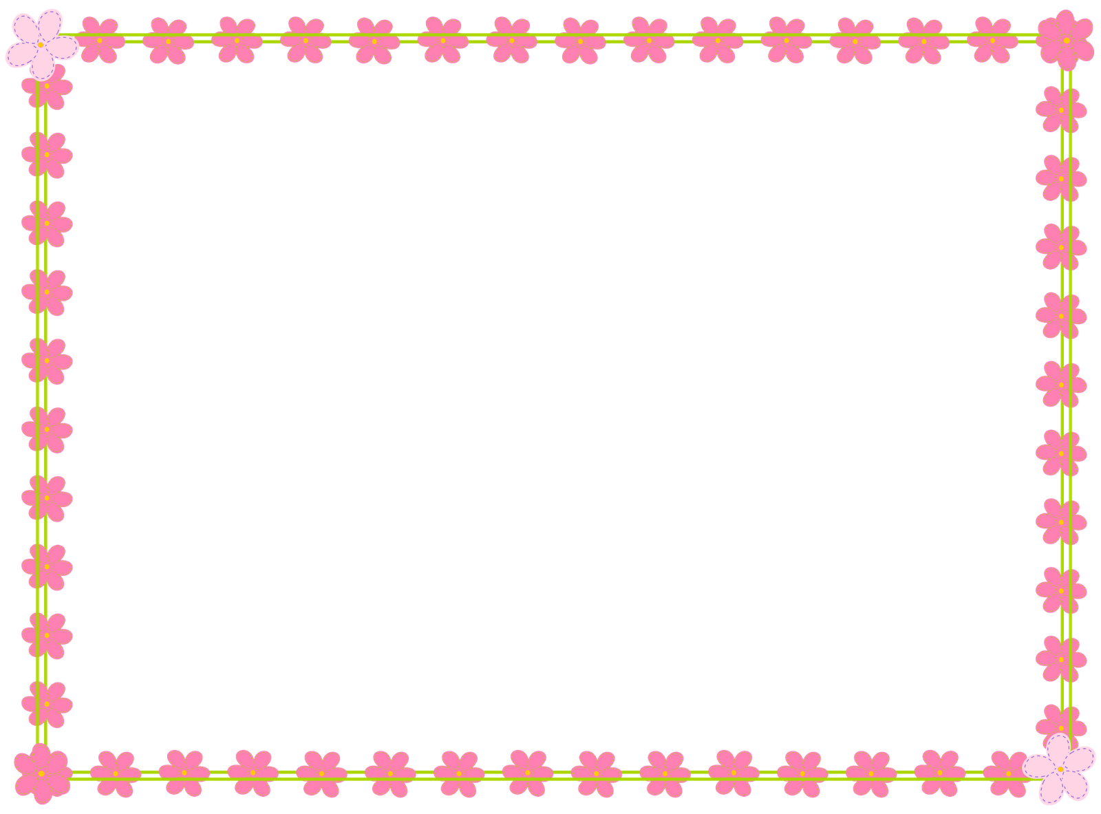 free clipart of flower borders - photo #38