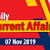 Kerala PSC Daily Malayalam Current Affairs 07 Nov 2019