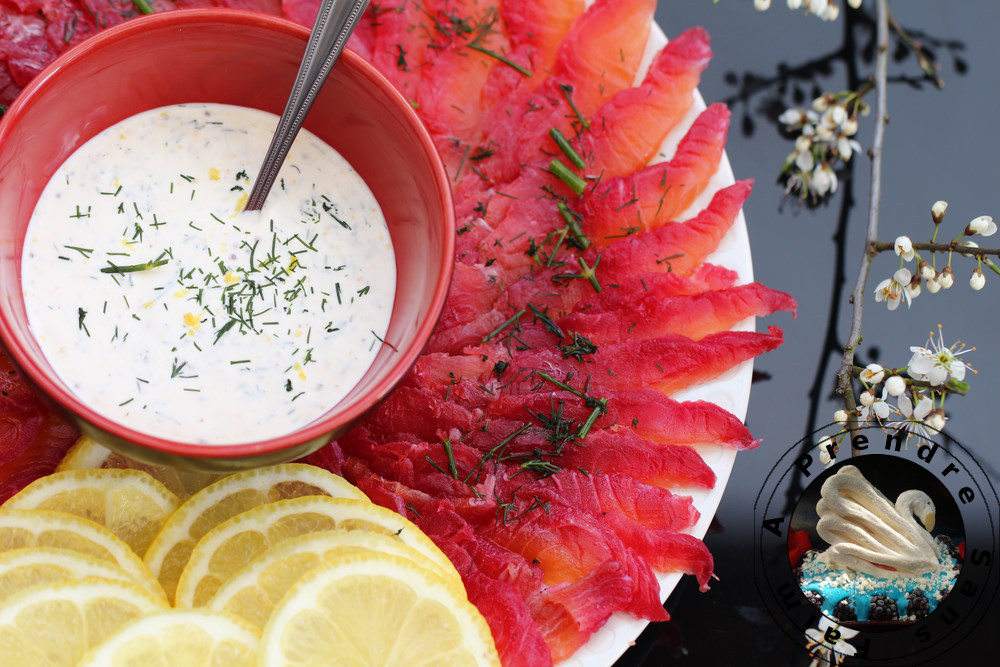 Sauce pour saumon gravlax de Jamie Oliver A Prendre Sans Faim