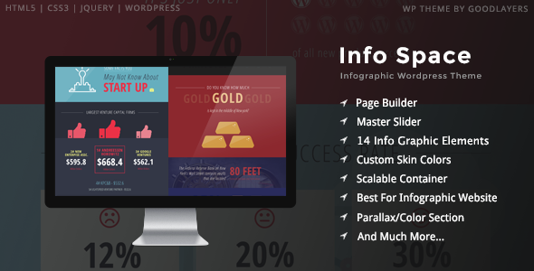Infographic Style WordPress Theme 