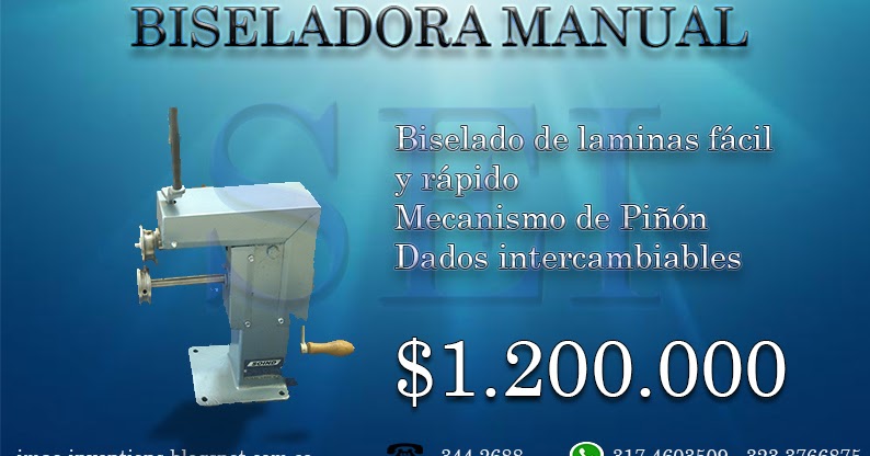 IMAE inventions: BISELADORA MANUAL