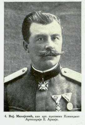 Voj. Milojevic as Colonel of Artillery Commandant of the IInd Army Artillery