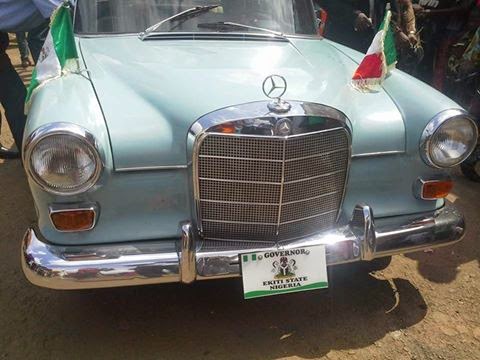 Fayose says his 1965 Classic Mercedes official car is for the poor