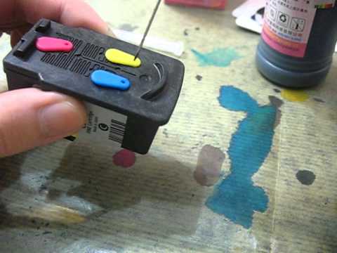 Cara Mengisi Refill Cartridge Warna Printer Canon Pixma Mg2570 Ide Perpaduan Warna