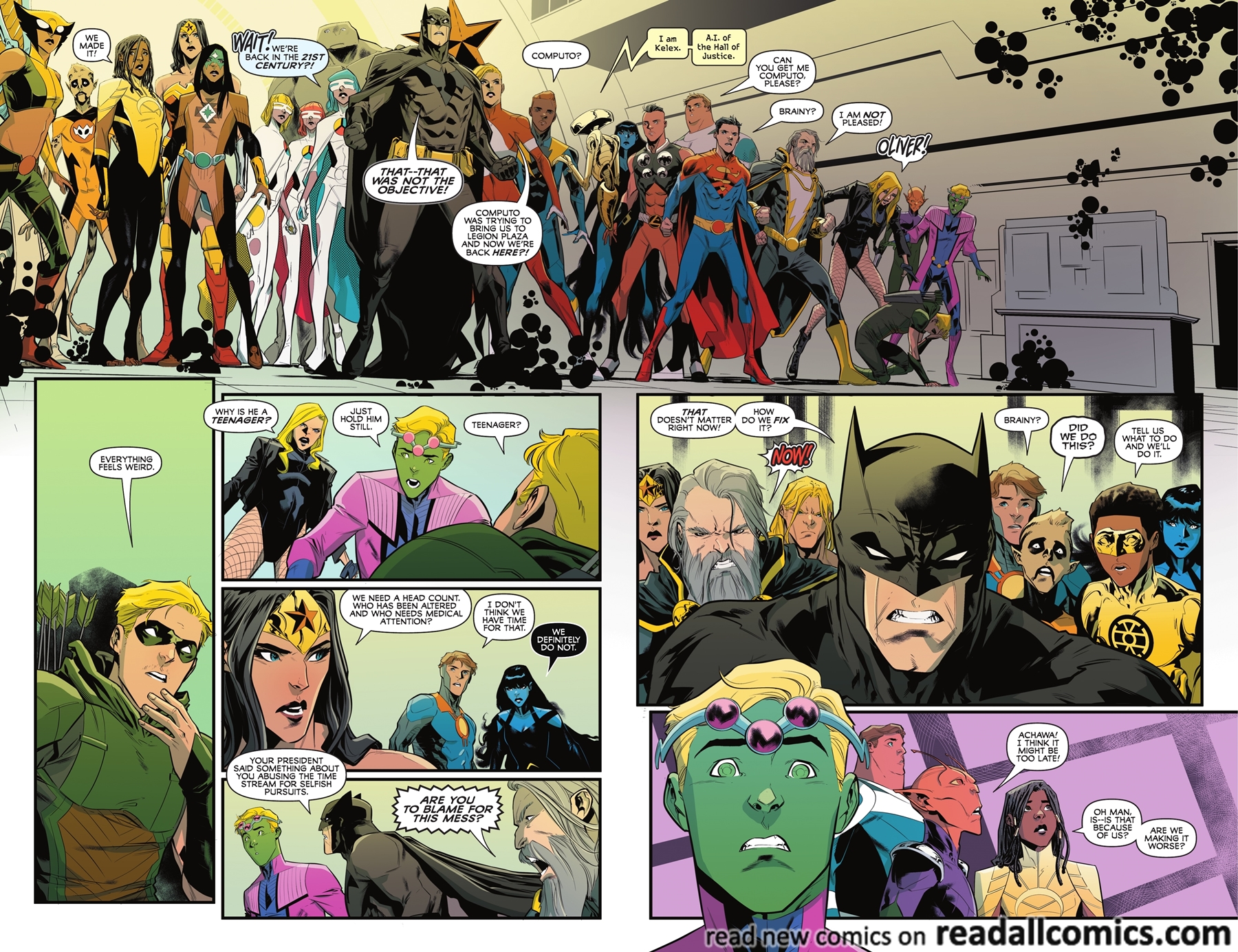 Justice League vs. the Legion of Super-Heroes Vol. 1 chapter 4 page 17