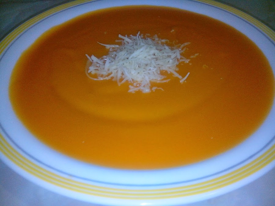 crema de zanahorias y calabaza