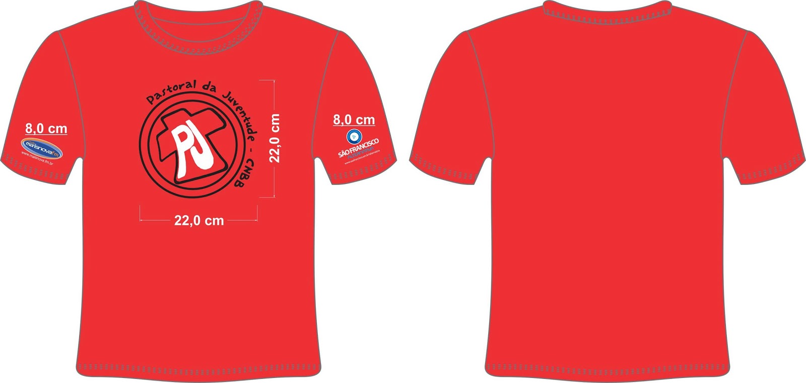 PJ Vicariato de Canoas Camisetas da PJ PJ Vicariato de Canoas Camisetas da PJ