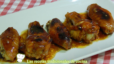 Cómo hacer alitas de pollo caramelizadas  muy sabrosas