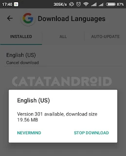 Cara Menghilangkan Pemberitahuan Downloading English (US) Terbaru 2017