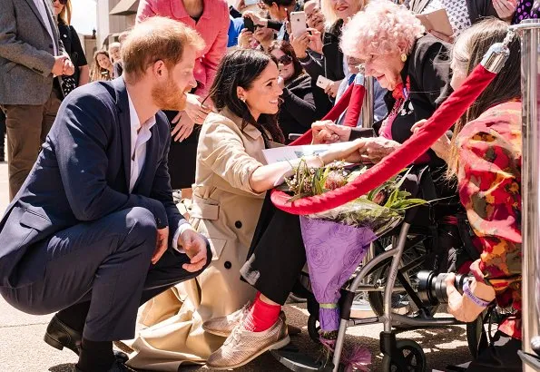 Meghan Markle wore Princess Diana's gold and diamond butterfly earrings