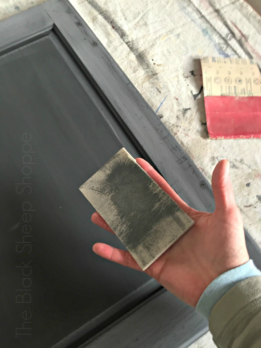 How to Sand Chalk Paint Indoors (Without Making a Mess)