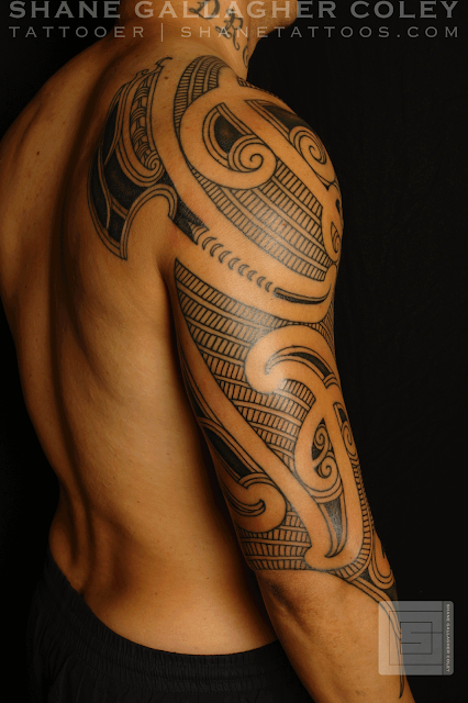 MAORI POLYNESIAN TATTOO: Maori Sleeve, Ta Moko
