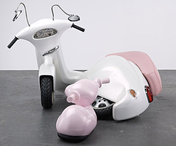 Esculturas muy creativas inspiradas en motos