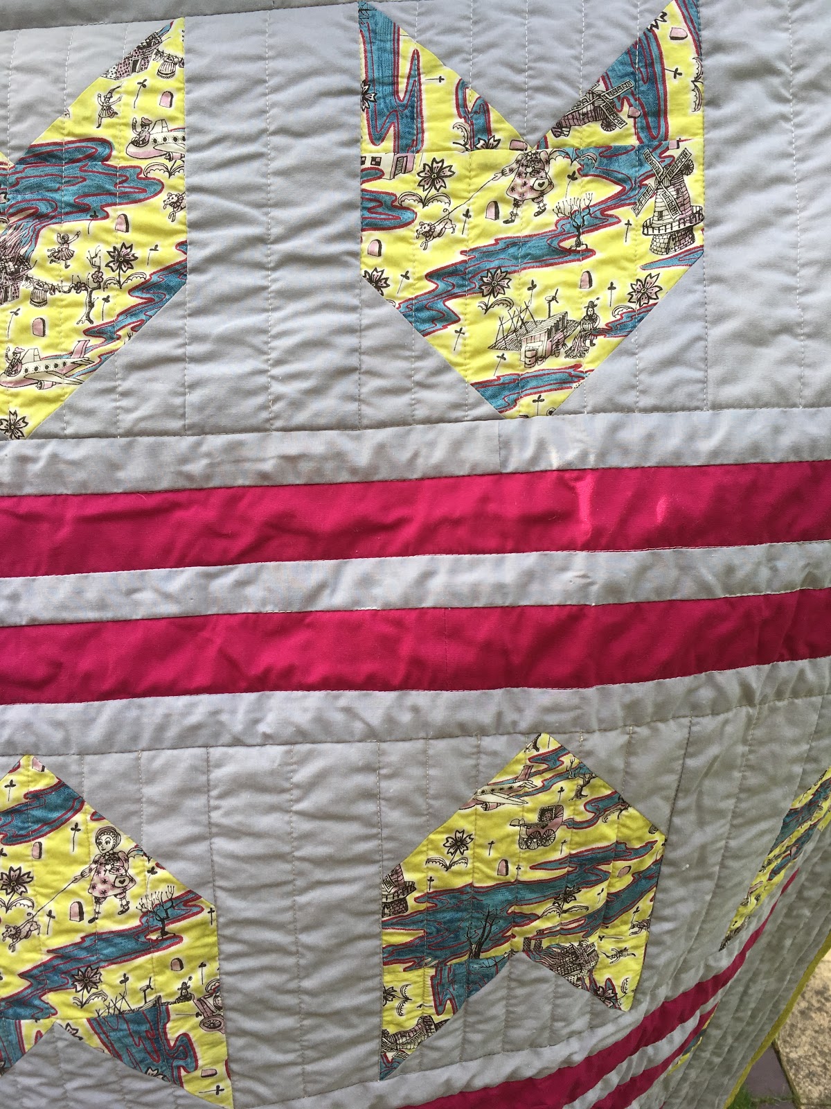 Kathryn's Busytown Grayson Perry quilt