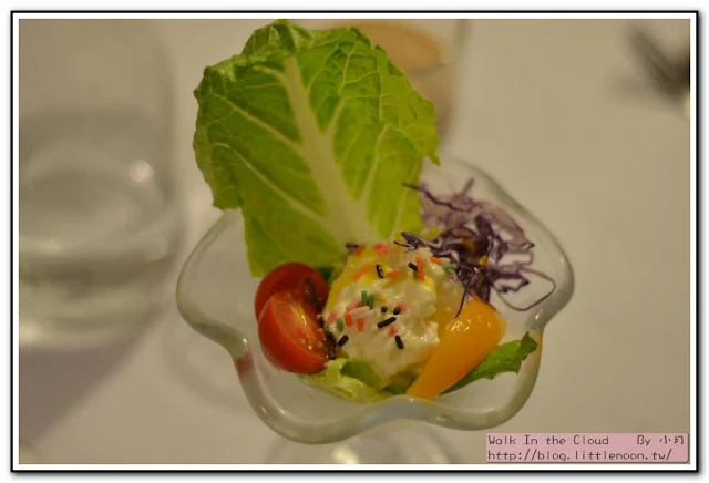 幸福花園咖啡餐廳 - 排餐附贈的精緻沙拉