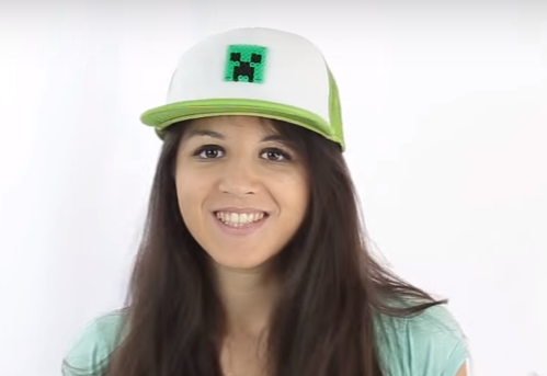 gorra, casera, minecraft, cara, creeper