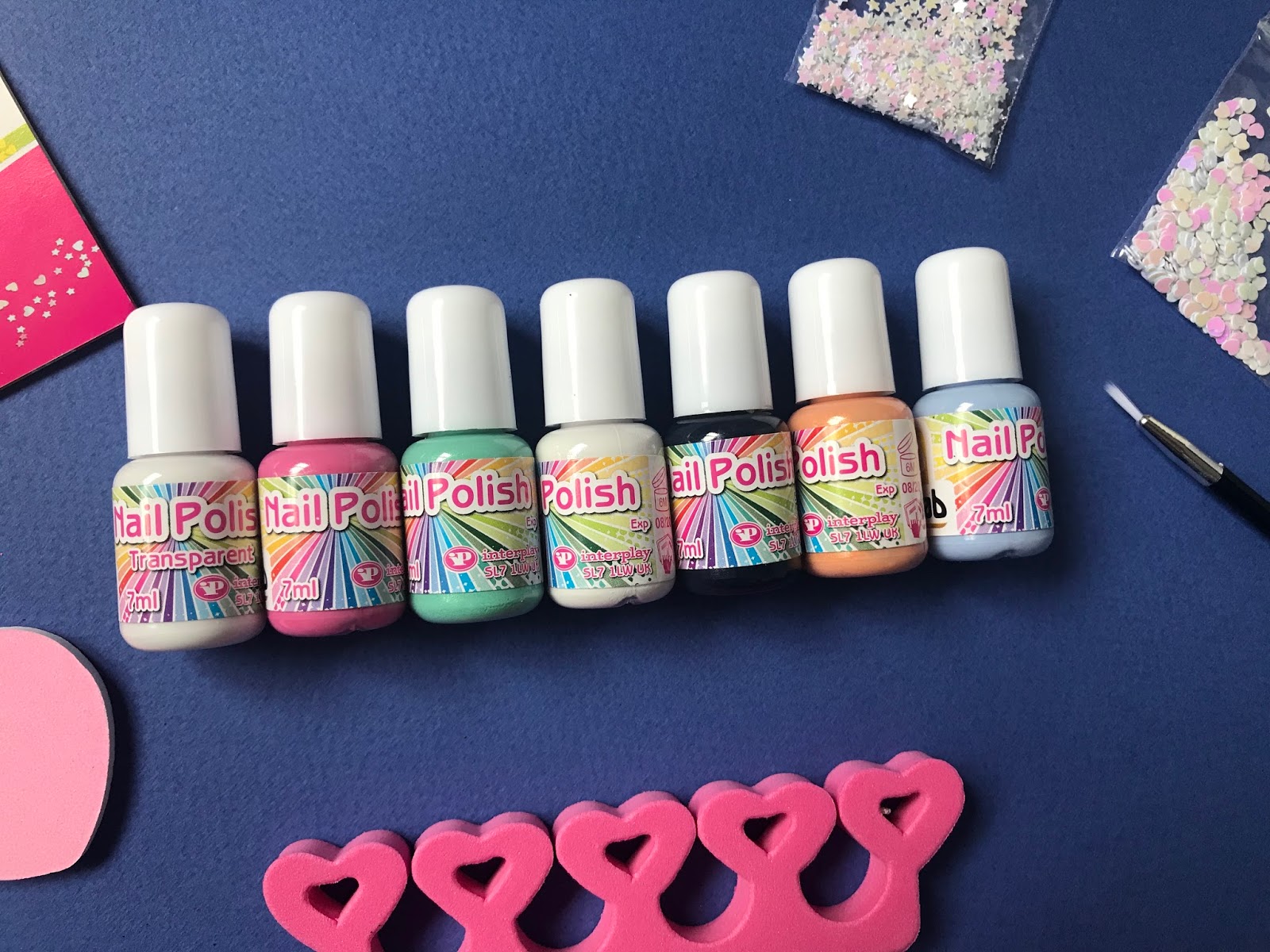 Review FabLab Nail Art, Glitter Tattoos and Hairlights Counting To Ten